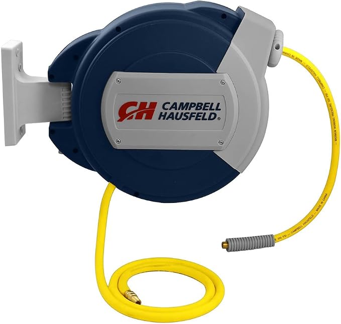 Campbell Hausfeld 3/8 in. x 50 ft. Enclosed Retractable Hybrid Air Hose Reel