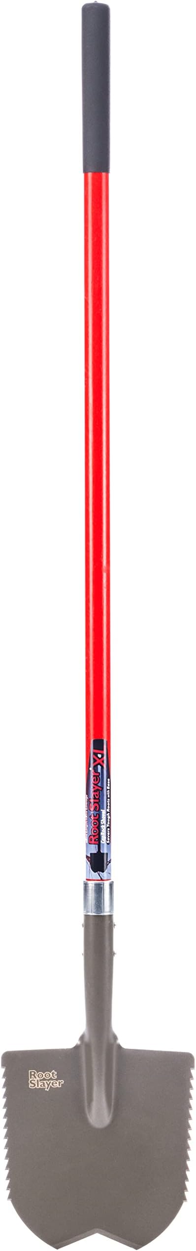 Root Slayer 23011 XL Caprock Garden Spade/Digger, Red
