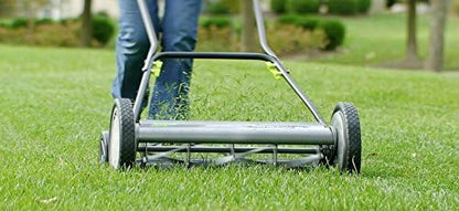 Earthwise 2001-20EW 20-Inch 5-Blade Push Reel Lawn Mower, Grey