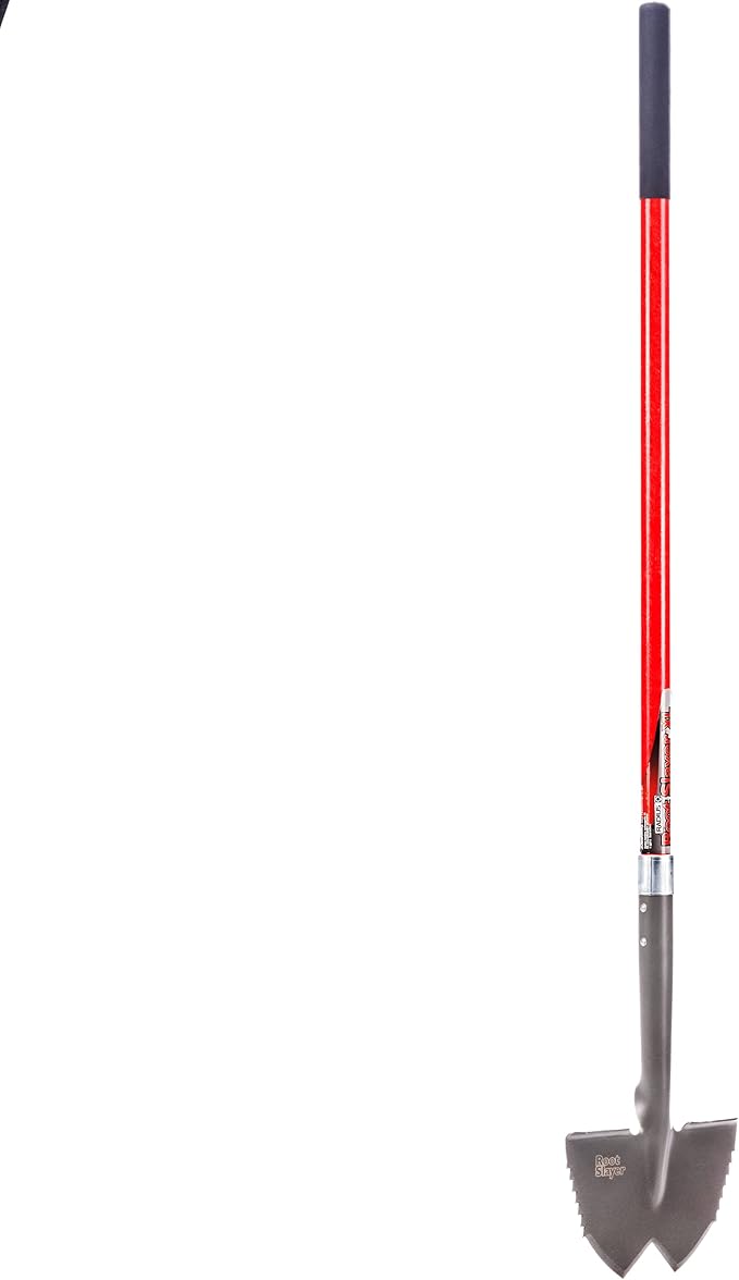 Root Slayer 22711 XL Serrated Garden Edger, Red