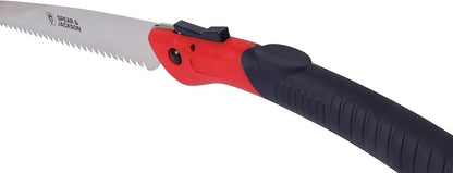 Spear & Jackson 4948PS Razorsharp 12inch Large Folding Pruning Saw, red & blue