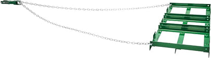 VEVOR Drag Harrow, 4 ft Heavy Duty Tow Behind Drag Harrow with Adjustable Bars & 72 in Chain, Driveway Grader Landscape Rake for ATV, UTV, Tractor, Mower Tow Behind Yard Lawn Leveling Tool