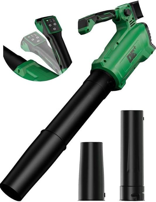DeForce Leaf Blower Cordless, for DeWalt Battery, Battery Powered Snow Blower Electric, 420 CFM, with Adjustable Handle, 3 Speeds, for Driveway, Patio, Backyard (Bare Tool Only)