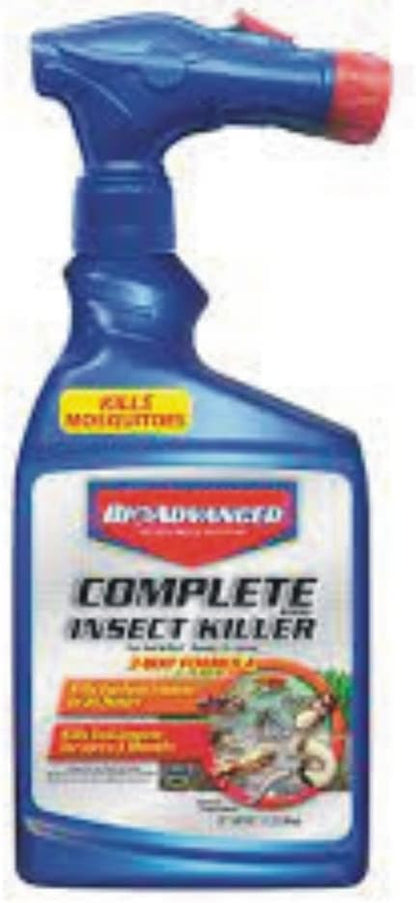 BioAdvanced Complete Brand Insect Killer for Soil and Turf, Ready-to-Spray, 32 oz, Outdoor Ant Killer (Pack of 2)