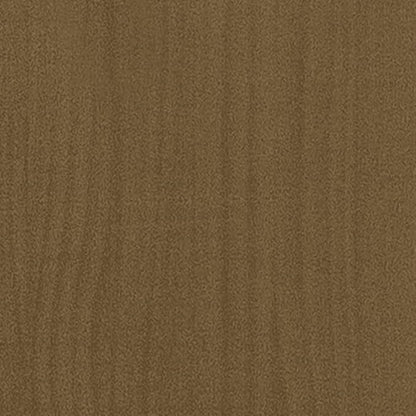 vidaXL Solid Pinewood Garden Planters - Honey Brown Outdoor Planter Boxes for Growing Flowers and Plants - Weather-Resistant, Durable, Ample Space - 15.7" x 15.7" x 27.6"