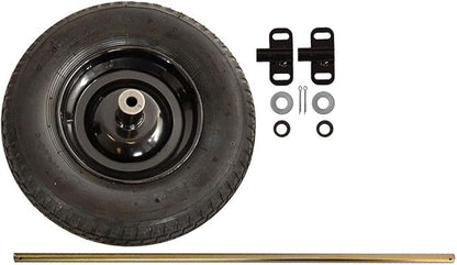 True Temper TWKT Wheelbarrow Two Wheel Conversion Kit,Black