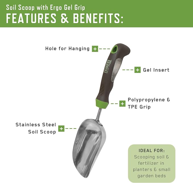 Ames Planting Bundle: Transplanter, Trowel, Weeder, & Scoop