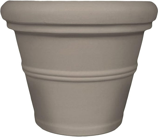 Tusco Products Rolled Rim Planter, 30-inch, Safari