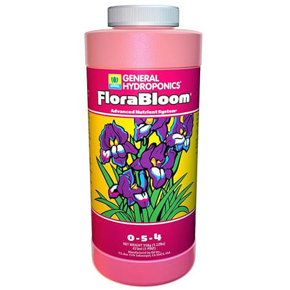 General Hydroponics FloraBloom 0-5-4 Plant Food, Part of FloraSeries Advanced Nutrient System for Plants, 16 oz.
