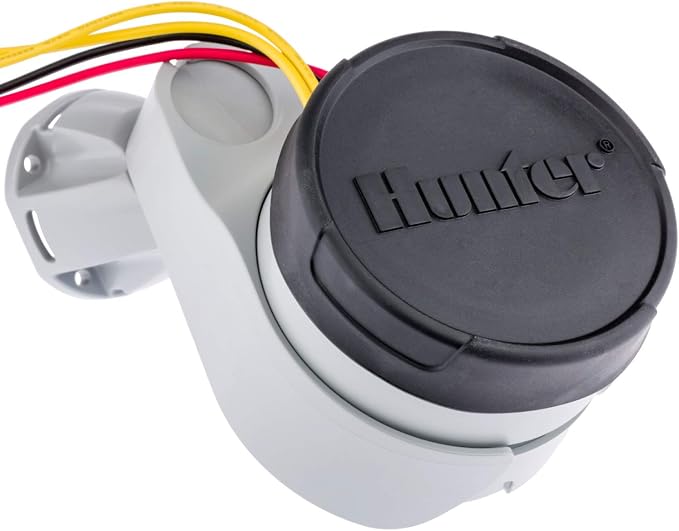 Hunter NODE-100-VALVE Battery Sprinkler Timer, 1-Zone Controller with Valve | 1-station battery irrigation controller with 1 in. PGV valve, flow control, DC-latching solenoid, and waterproof housing