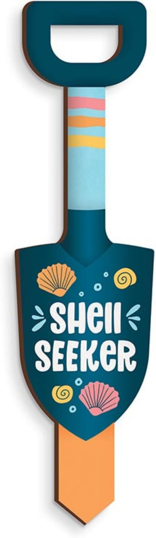 P. Graham Dunn Decorative Garden Shovel Sign - “Shell Seeker”- 2.5" x 9.75"
