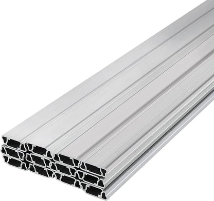 VEVOR Greenhouse Spring Wire and Lock Channel 40 Packs, 6.56 ft PE Coated Aluminum Alloy Bundle Kit, Plastic Poly Film or Shade Cloth Attachment w/Screws, Silver