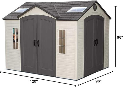 Lifetime 60001 Outdoor Storage Shed, 10 by 8 Feet