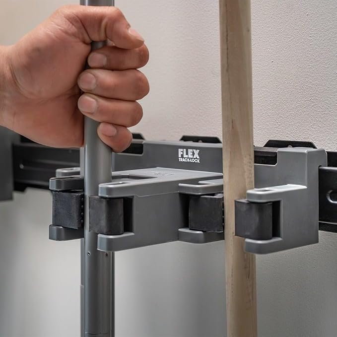 FLEX Track-Lock Wall Mount Storage System Triple Clamp Tool Mount, 2 Pack - FS1514-2