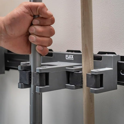 FLEX Track-Lock Wall Mount Storage System Triple Clamp Tool Mount, 2 Pack - FS1514-2