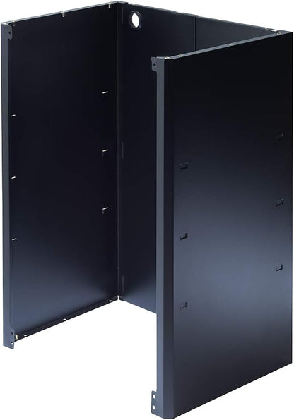 Trinity 24 Inch Garage Wall Storage Cabinet, 22 Gauge Steel, Wall-Mount, Adjustable Shelf and Reversible Door for Tools, Cleaning Supplies, and More, Black