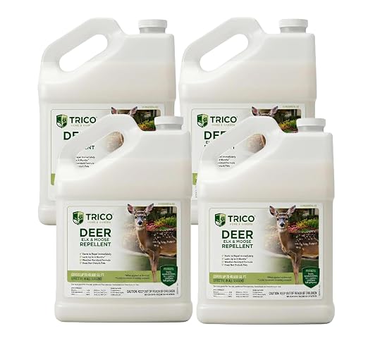 TRICO® Home & Garden Deer Elk & Moose Repellent Concentrate (4 Gallon) (4x1 Gallon)