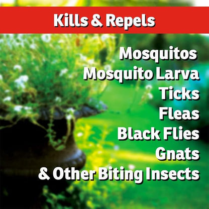 I Must Garden Outdoor Yard Spray Concentrate: Kills & Repels Mosquitos, Ticks, Fleas, and Other Biting Insects – Powerful Blend of Natural Essential Oils – Safe for People, Pets & Plants – 32oz