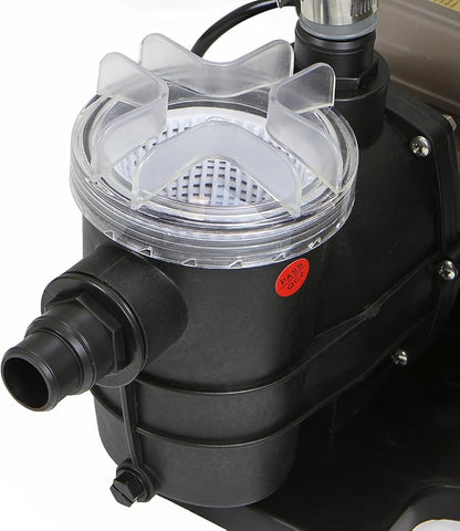 XtremepowerUS 13" Sand Filter Pump System for Above Ground Pools, 3/4 HP 2460 GPH Pool Pump with Timer, 4-Way Multi-Port Valve, for Pools Up to 10,000 Gallons