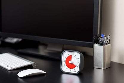 TIME TIMER 60 Minute MOD Education Edition ⁠— Visual Timer with Desktop Software for Kids Classroom Learning, Teachers Desk Clock, Study Tool and Office Meetings with Silent Operation (Charcoal)