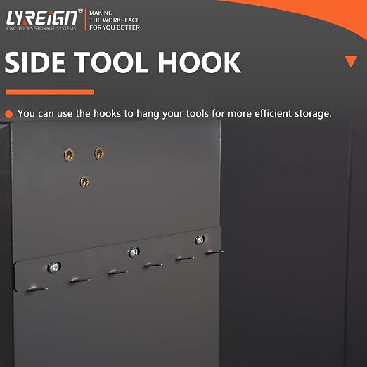 CAT/BT40 Large Capacity CNC Tool Storage Cabinet, CNC Tool Holder Vertical Drawer Cabinet for Warehouse Workshop Factory Garage Machining Centers