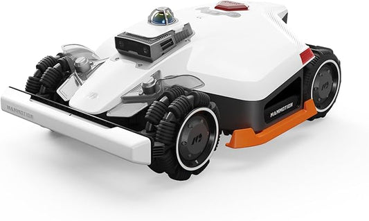 Mammotion LUBA 3 AWD 5000 Robot Lawn Mower, for 1.25 Acres, 360° LiDAR+NetRTK+AI Vision, All-Wheel-Drive for 80% Slopes, 50 Multi-Zone Management, Cutting Height 1.0"-2.7"