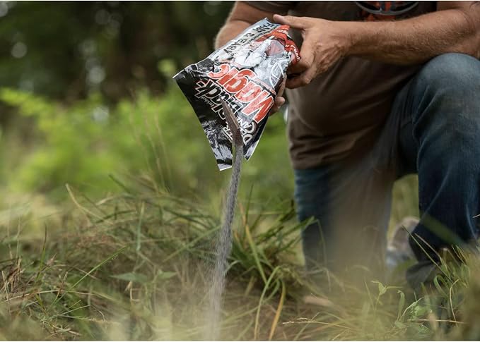 Evolved HABITATS Deer Cane Black Magic Deer Mineral Attractant - Fast & Easy to Use All Year-Round Hunting Powder Mix Mineral Food Supplement with Natural Molasses Flavors