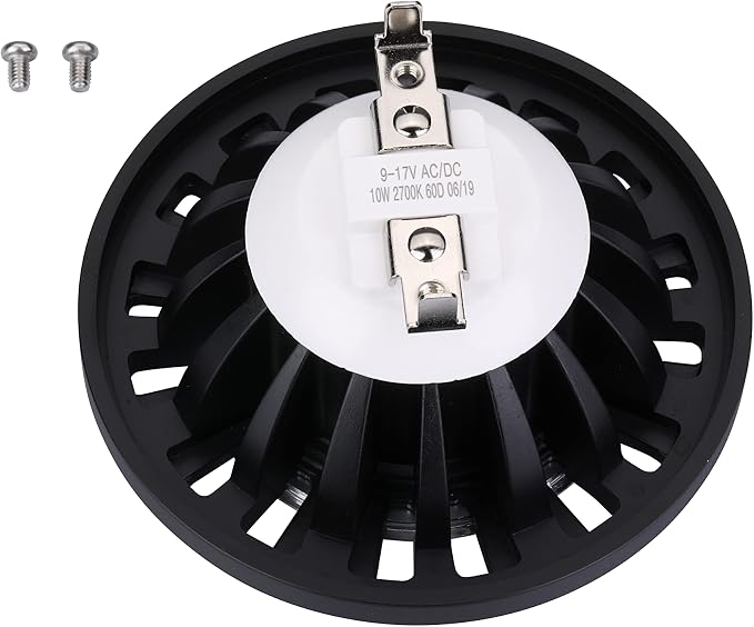 PAR36 Landscape LED Bulb,Outdoor Well Lights Landscape Lighting Garden Lights Yard Illumination 2700K Warm White,Low Voltage 9-17V Water Resistant Rating IP67 10W