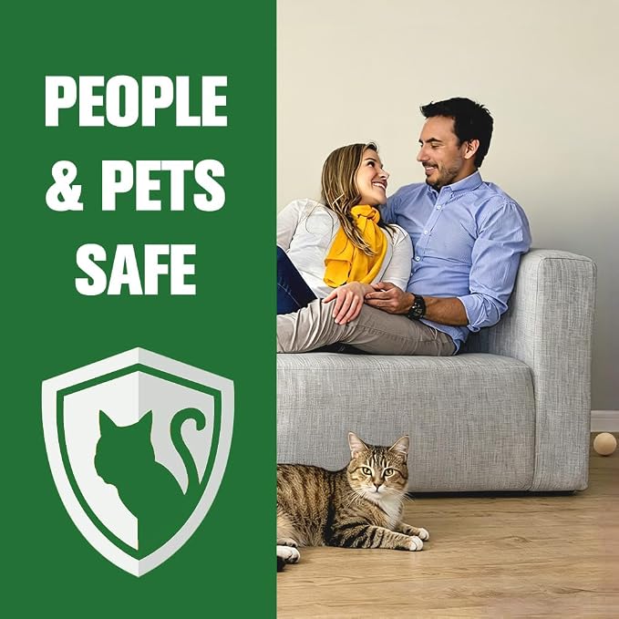 Cat Repellent, Cat Deterrent, Cat Repellent for Yard, Helps Keep Cats Away from Furniture, Gardens & Entry Areas, Indoor & Outdoor Use, Family & Pet Friendly - 10 Packs