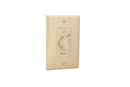TORK A502H Spring-Wound in-Wall Twist Timer, 2-Hour Length and Ivory Face, 12 AWG / 125-277V, for Automatic Shutoff of Fans and Lights
