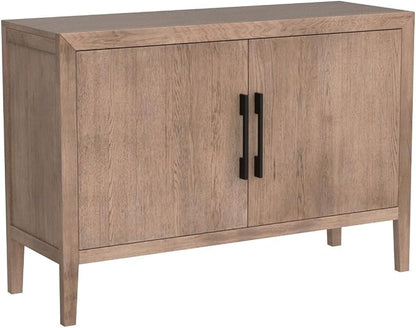 Merax Modern Wood Buffet Sideboard with 2 Doors | Farmhouse Free Standing Storge Cabinet Console Table for Living Room Dinning Room Hallway Natural