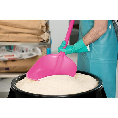 SPARTA 41076EC26 Plastic Sanitary Shovel, Food Safe Plastic Shovel For Commerical Kitchens, 11 Inches, Pink, (Pack of 3)