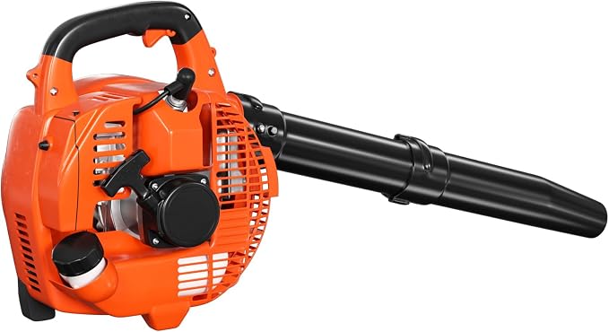28CC 2-Cycle Gas Handheld Leaf Blower, 475 CFM 200 MPH Lightweight Power Blower with Variable Speed & Easy Start, for Yard Cleanup, Patio, Driveway, Lawn Debris