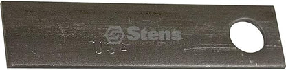 Stens 373-173 Rake Teeth, Replaces Bluebird: 5001, 539005001, 4 Length x 1 Width x 0.122 Thickness, Straight (Pack of 52) Black