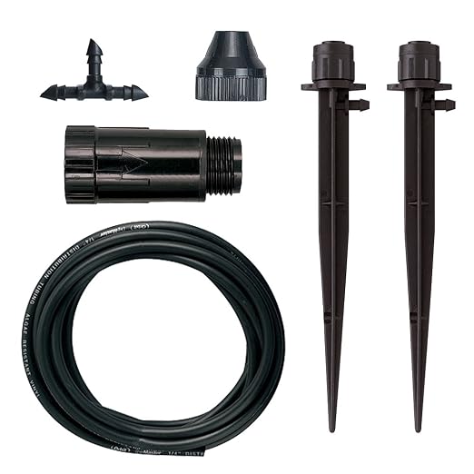 Orbit 56309 Planter Drip Irrigation Kit - 30ft Complete Watering System with Adjustable Micro-Bubblers for Container Gardens