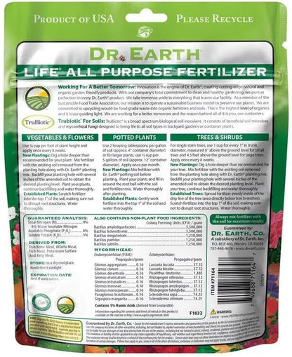 Dr. Earth 91164 1 lb. 5-5-5 MINIS Life All Purpose Fertilizer