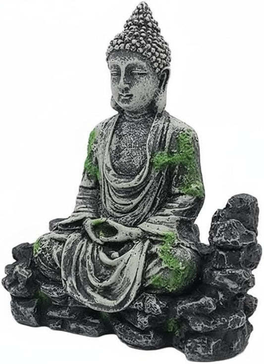 Buddha Meditation Budda Sculpture Decoration for Fish Tanks, Aquarium Decorations, Zen Garden Bonsai Decorations