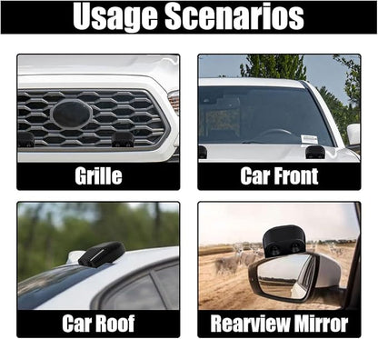 JOYCOURT Deer Whistles for Car, Deer Warning Repellent Devices with Vehicles, Deer Repellent Devices Animal Alert Horn for Cars, Deer Whistles Warning Devices for Cars