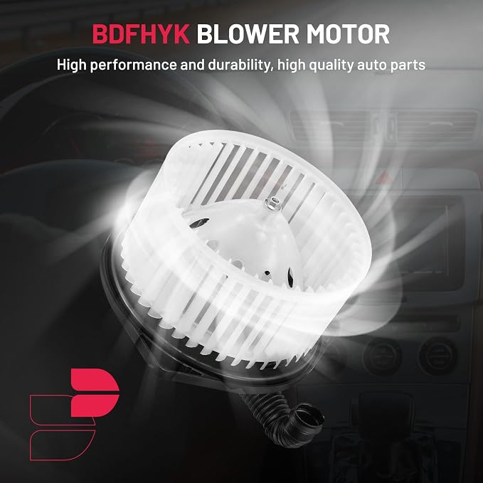 BDFHYK AC Heater Blower Motor Fan 700314 Compatible with Nissan 2012-2021 NV1500 NV2500 NV3500 2017-2021 Titan 2016-2021 Titan XD,HVAC Blower Motor Assembly Replacement for PM4059 272201PA0A