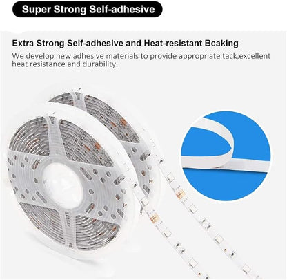 DAYBETTER Led Strip Lights Waterproof, 32.8ft(2 Rolls of 16.4ft) Led Tape Lights Color Changing 300 LEDs Light Strips Kit with 44 Keys Ir Remote Controller and 12v Power Supply for Indoor Outdoor Use