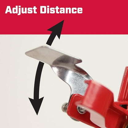 Chapin 4984: T-Post Impact Sprinkler, 360 Degree Automatic Impact Sprinkler for Small Gardens and Lawns, Up to 85ft Coverage Area, Red