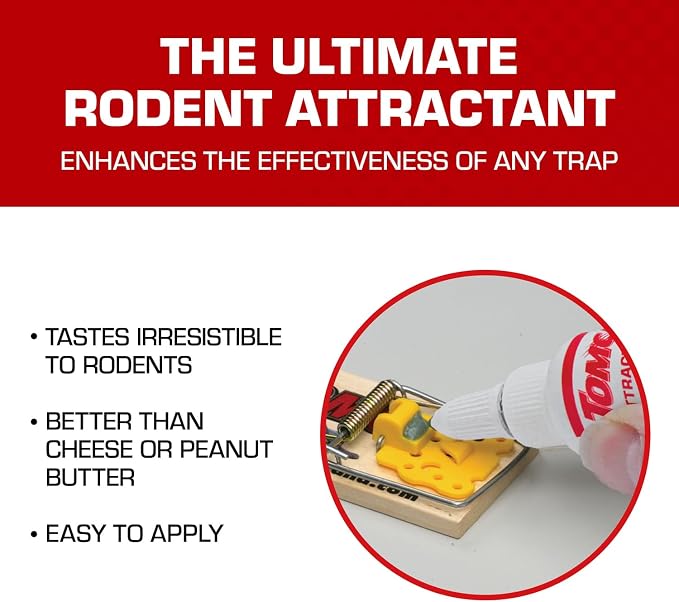 Tomcat Attractant Gel, 1 oz. | Attracts Both Mice & Rats, Ready-to-Use, Use to Bait Any Trap