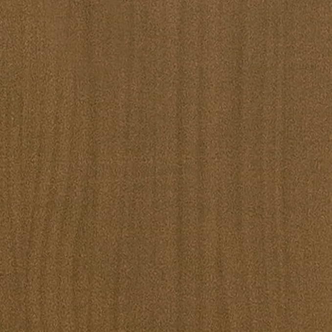 vidaXL Solid Wood Pinewood Garden Planter – Honey Brown, 15.7"x15.7"x27.6", Square, Outdoor Use, Weather-Resistant, Planter Box for Flowers and Plants