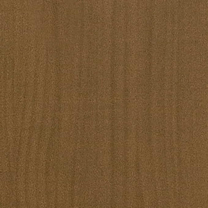 vidaXL Solid Wood Pinewood Garden Planter – Honey Brown, 15.7"x15.7"x27.6", Square, Outdoor Use, Weather-Resistant, Planter Box for Flowers and Plants
