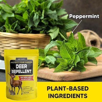fcesiweg Deer Repellent Outdoor, Rabbit and Deer Repellent for Plants, Rabbit Repellent Outdoor, Bunny Repellent, Deer Away, Keep Deer & Rabbit Out of Yards, 90 Days Protection, 8 Packs
