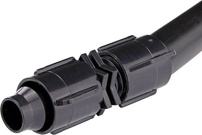 Raindrip S5600UB, Smart Loc Universal Coupling, Drip Irrigation Fitting for 1/2-Inch, 5/8-Inch, & 0.710-Inch Supply Tubing and Dripline, Black