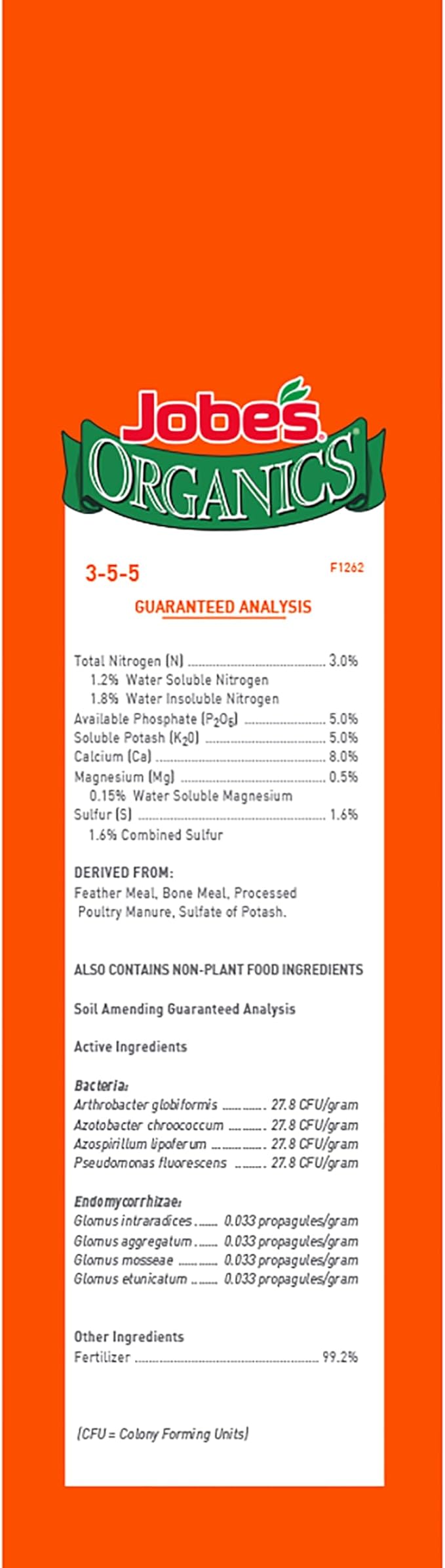 Jobe's Organics Granular Plant Food Bundle, Fruit & Citrus 09226NA 4 lbs and Annual & Perennial Flower Fertilizer 4 lbs