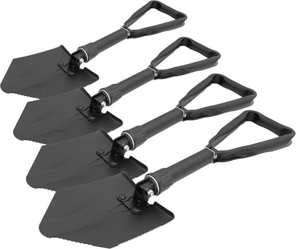 Coghlan's Folding Shovel – Lightweight Collapsible Entrenching Tool for Camping, Hiking, Survival, and Emergency Use – Durable Compact Design for Outdoor Adventures (Pack of 4)