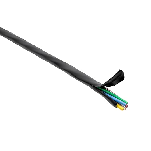 Orbit 57093 Underground Sprinkler Wire, 5-Strand Solid, 100 Ft, UF/UL Listed, Multi-Color, 18-Gauge