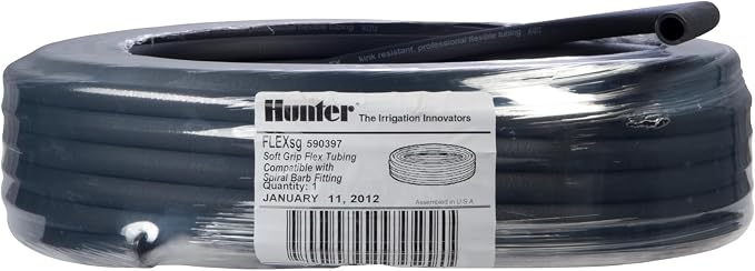 Hunter FlexSG Swing Pipe, 1/2 in. Irrigation Tubing, 100 ft | 100 ft flexible 1/2 in. irrigation tubing for sprinkler swing pipe setups; use with spiral barb fittings only